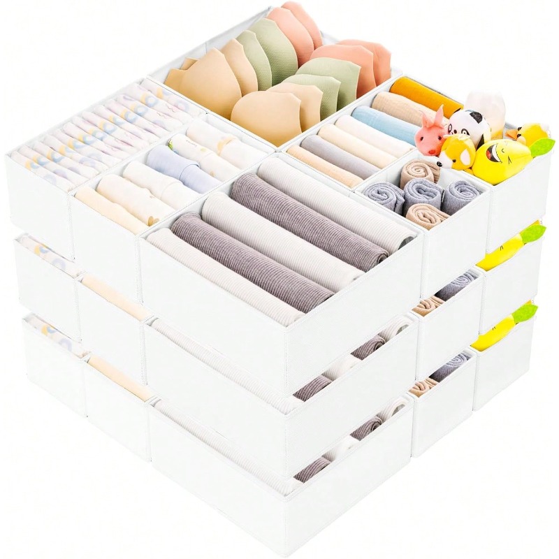 Baby Nursery Dresser - 15 stuks kledingopbergers voor laden -