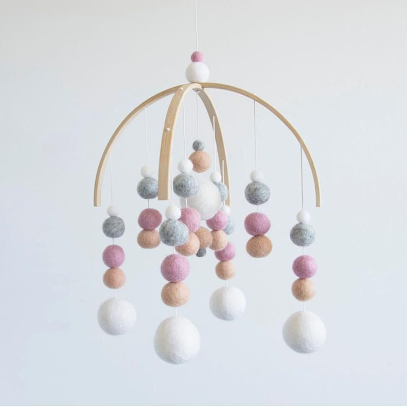 Baby Nursery Accessories - Houten mobiel ophangframe-set voor draaiende speeltjes,