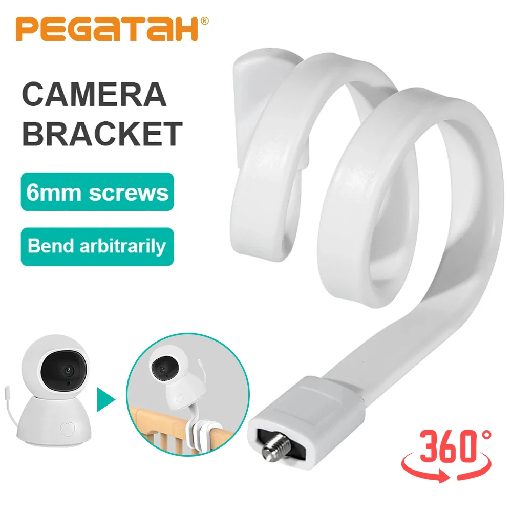 Wearable Baby Monitor - PEGATAH M6 Draad Siliconen Zwanenhals Babyfoonhouder