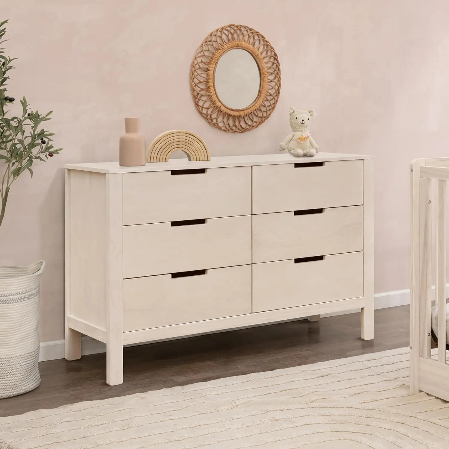 Baby Nursery Dresser - Dubbele ladekast voor kinderkamer, babycommode met