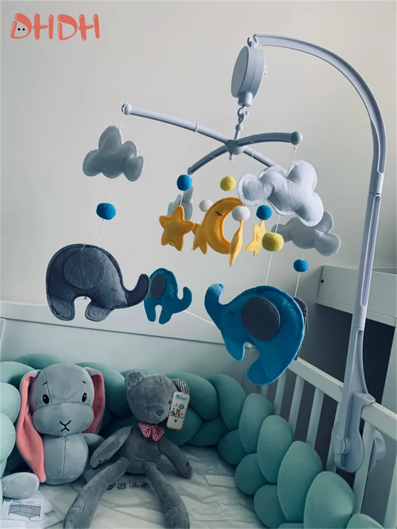 Crib Mobile Musical - Babymobiel Rammelaars Speelgoed Babyspeelgoed 0-12 maanden