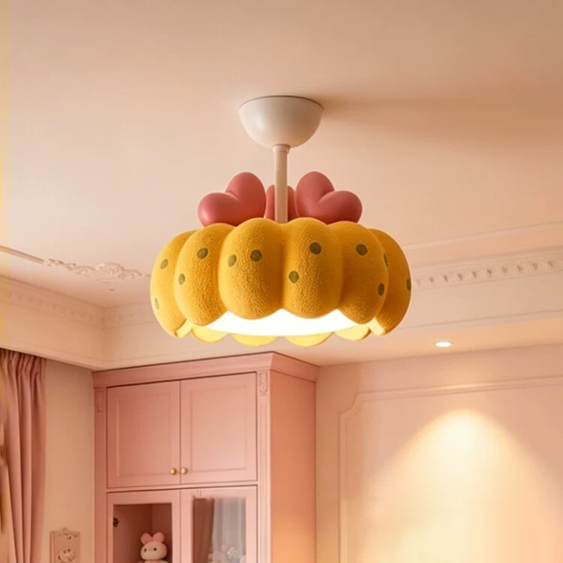 Baby Nursery Ceiling Light - Crèmekleurige kinderkamer plafondlampen LED hars pompoenlamp