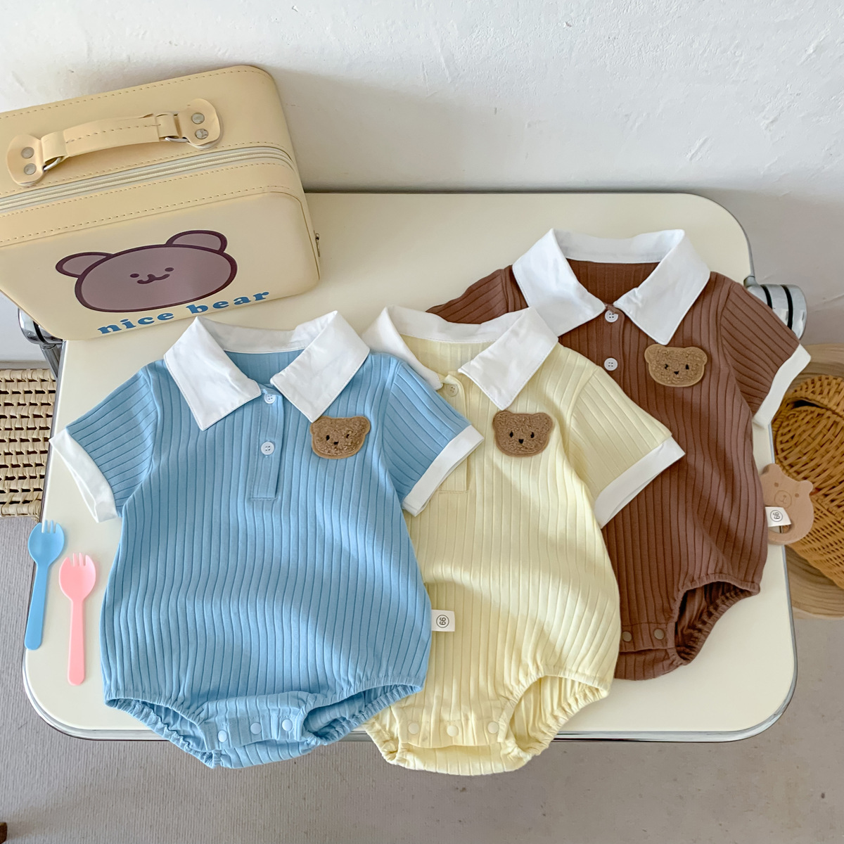 Baby Nursery Accessories - 1688 Leuke en comfortabele baby-jumpsuit -