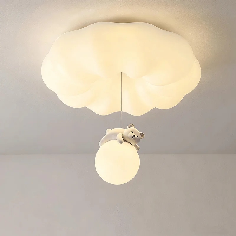 Baby Nursery Ceiling Light - Schattige wolkvormige LED plafondlamp voor kinderkamer,