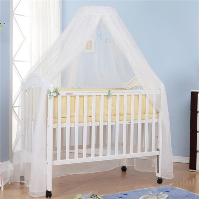 Baby Nursery Accessories - Klamboes Wit Blauw Babybedje Paleis Klamboes