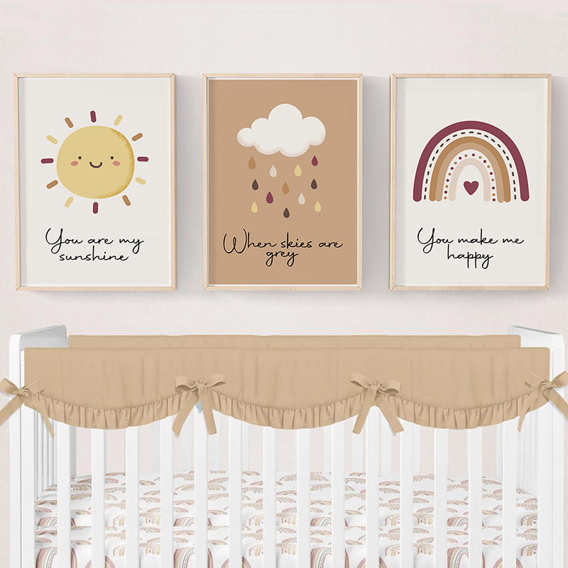 Baby Nursery You Are My Sunshine - Jij bent mijn zonneschijn Kinderkamer Wanddecoratie