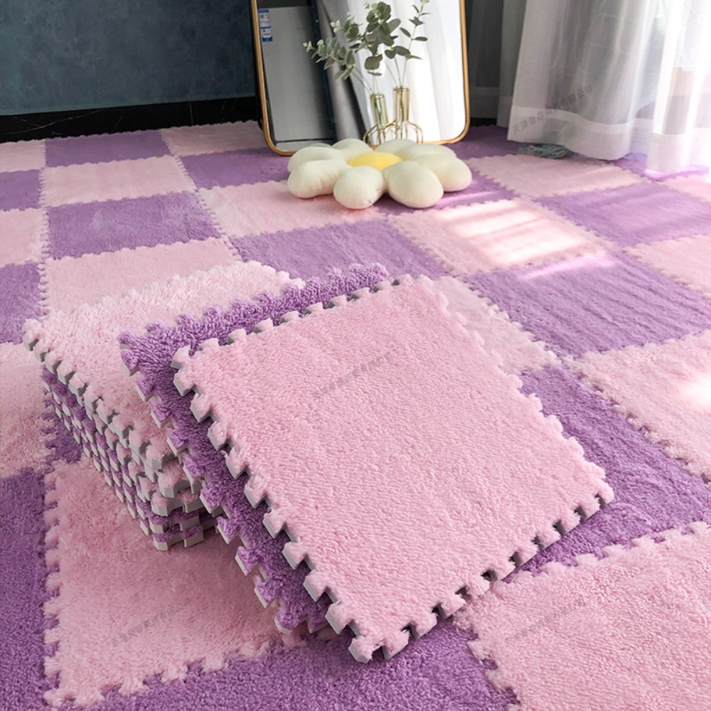 Baby Nursery Music - 20 Stuks Zachte Pluche Puzzel Vloermatten