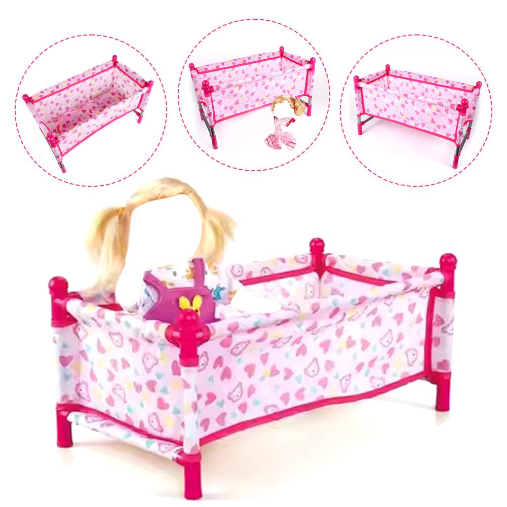 Baby Nursery Accessories - Speelgoedbed Simulatie Babypopbed Wieg Meubilair Speelgoed