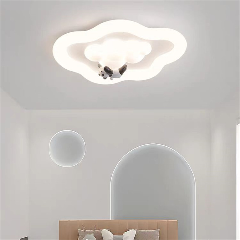 Baby Nursery Ceiling Light - Leuke witte wolk plafondlamp LED dierenlamp