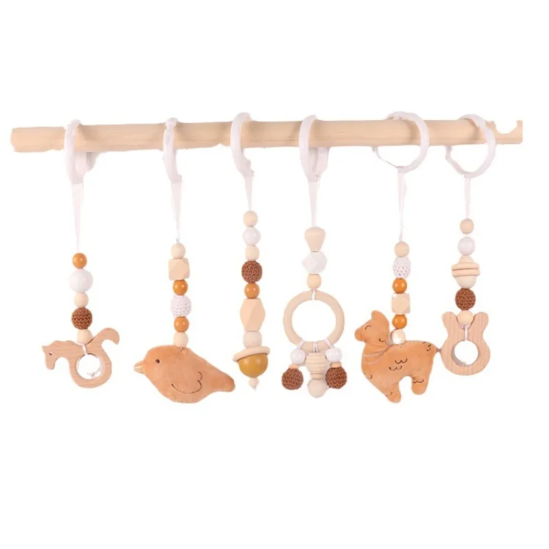 Baby Nursery Hospital - 6 Stuks Houten Baby Speelgoed Houten