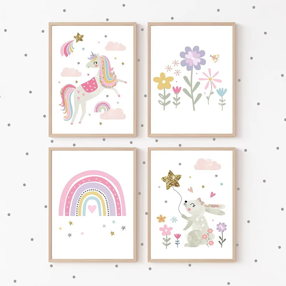 Roze Eenhoorn Konijn Regenboog - Baby Nursery Mirror recensie en prijs