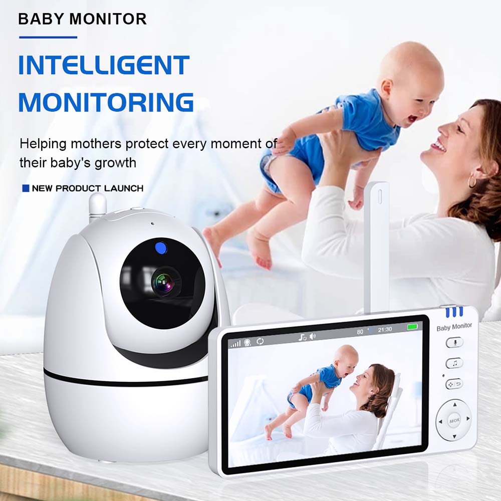 5 inch video-babyfoon, draadlo - Baby Nursery Camera recensie en prijs