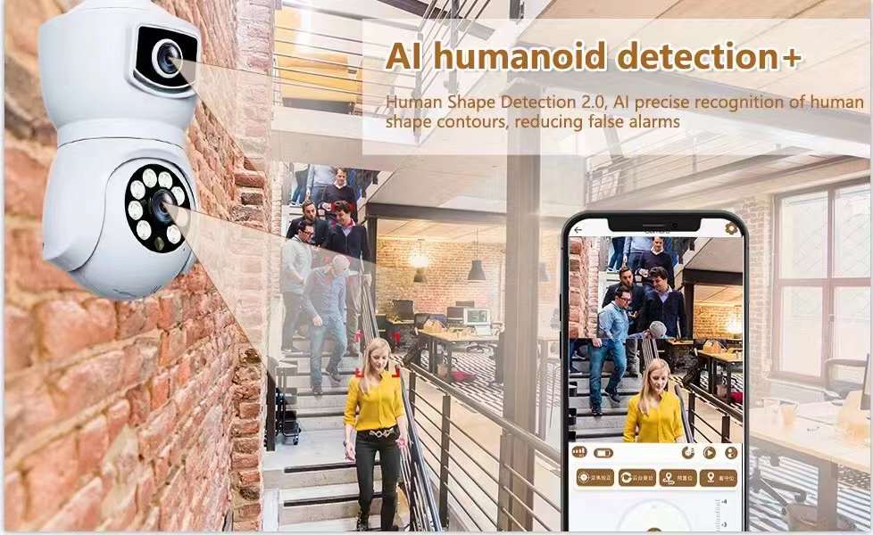 4MP V380/iCam365 APP Dual Lens - Baby Monitor Split Screen recensie en prijs