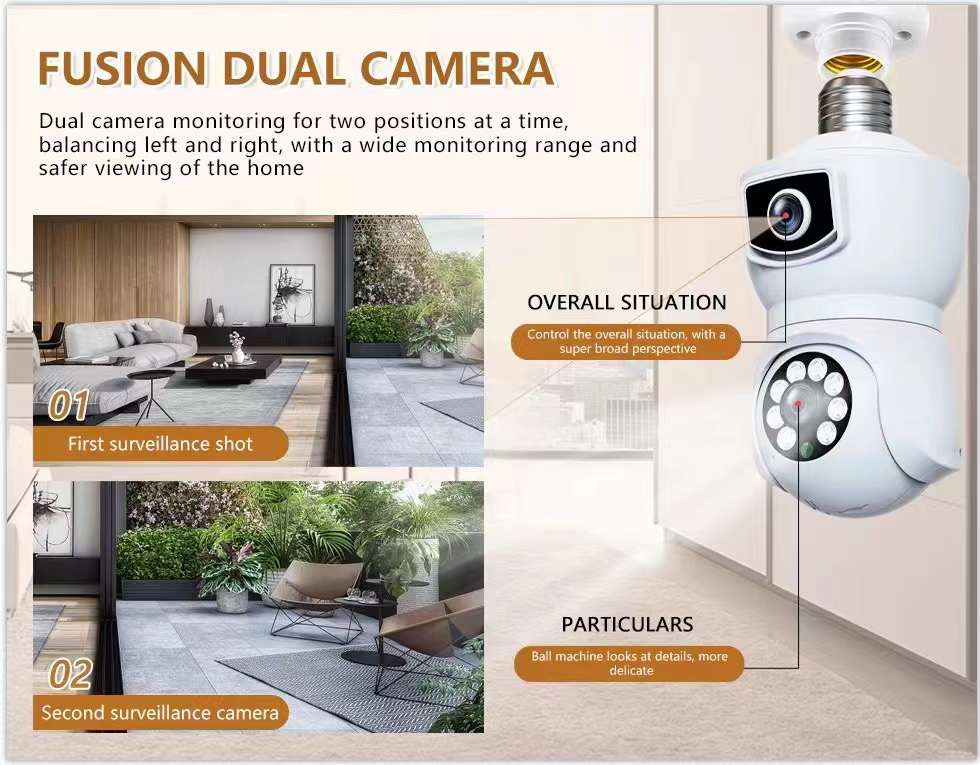 4MP V380/iCam365 APP Dual Lens - Baby Monitor Split Screen recensie en prijs