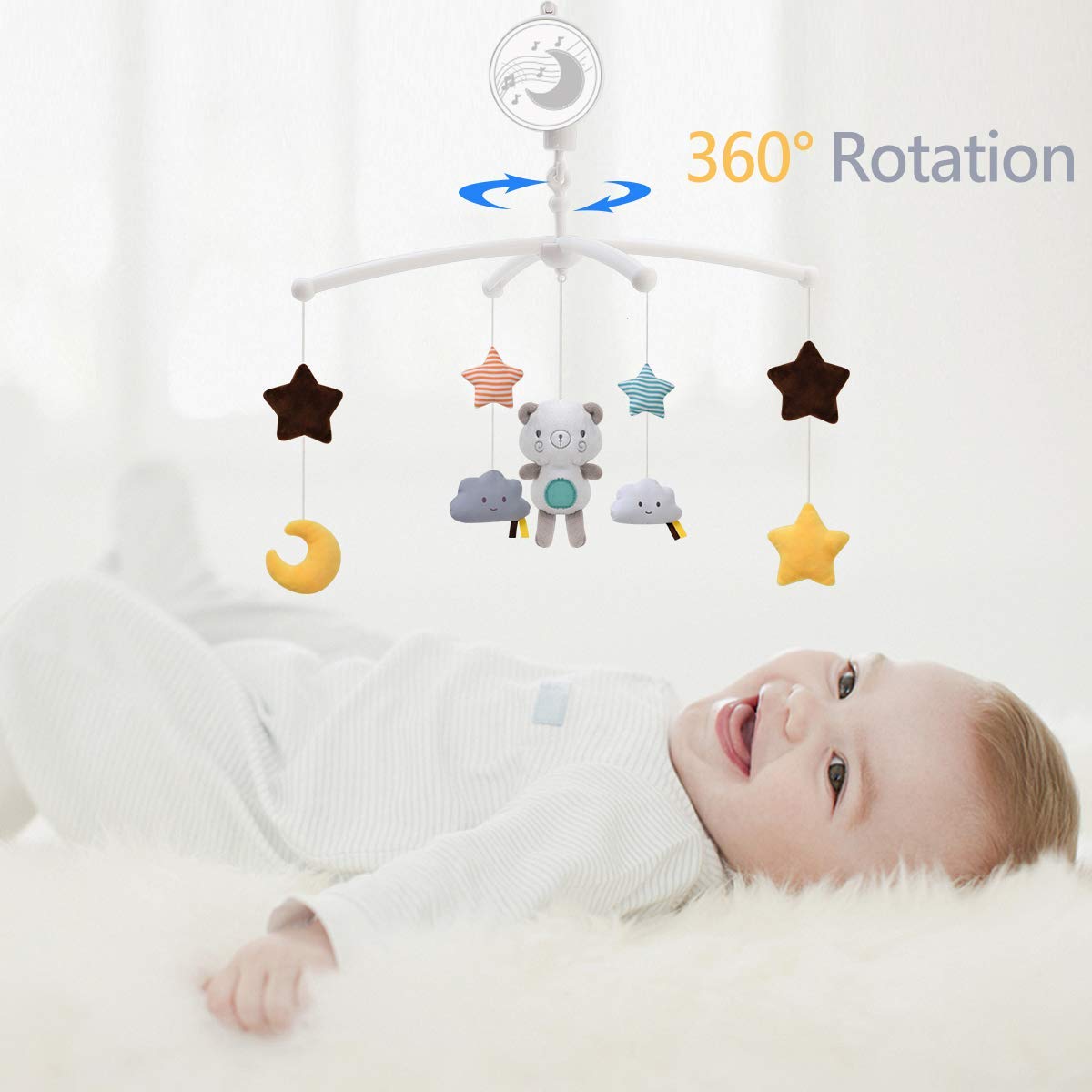 Babybedje Mobiles Rammelaars M - Crib Mobile Musical recensie en prijs