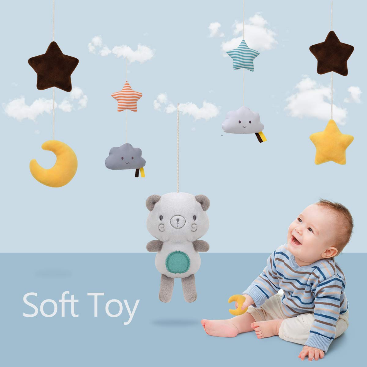 Babybedje Mobiles Rammelaars M - Crib Mobile Musical recensie en prijs