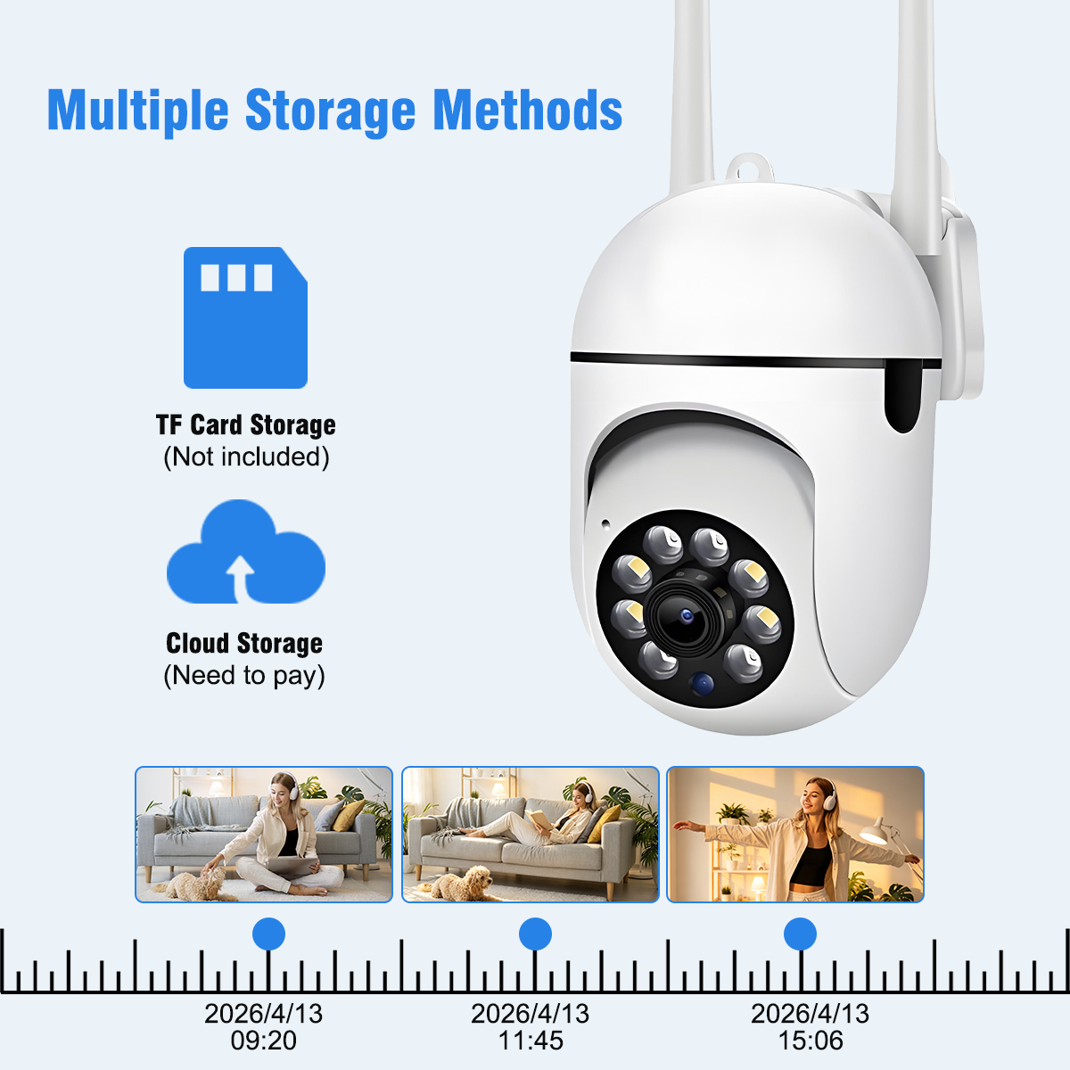 8MP draadloze netwerk buitenca - Baby Monitor Split Screen recensie en prijs