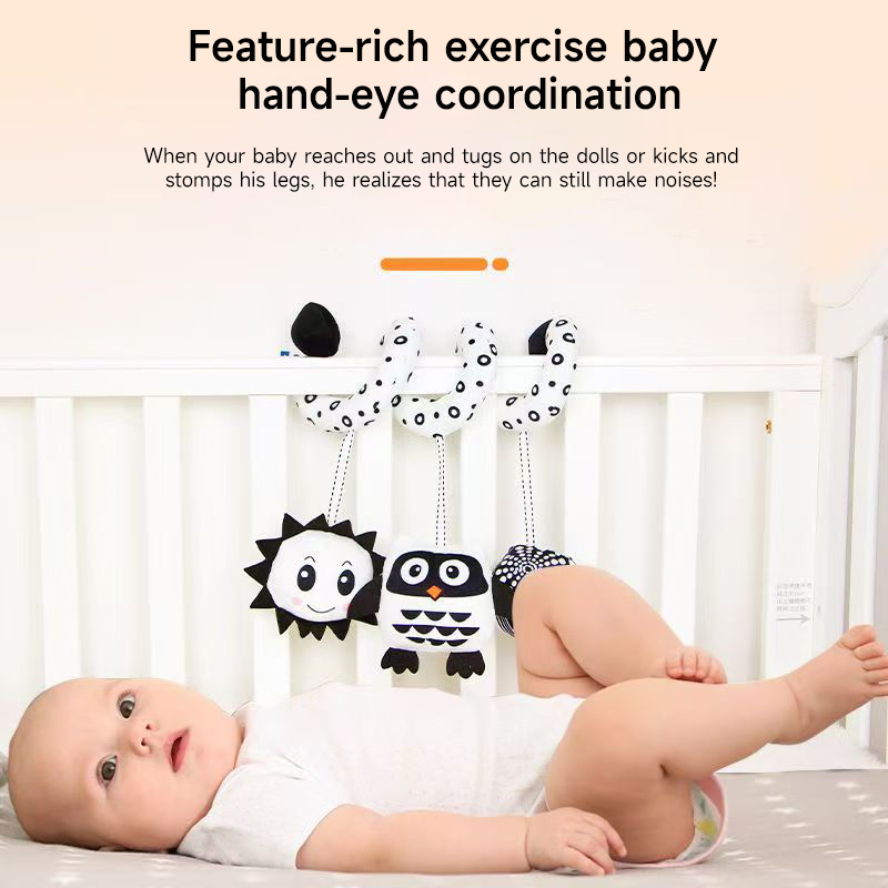 Babyspiraal knuffels Zwart-wit - Crib Mobile Musical recensie en prijs