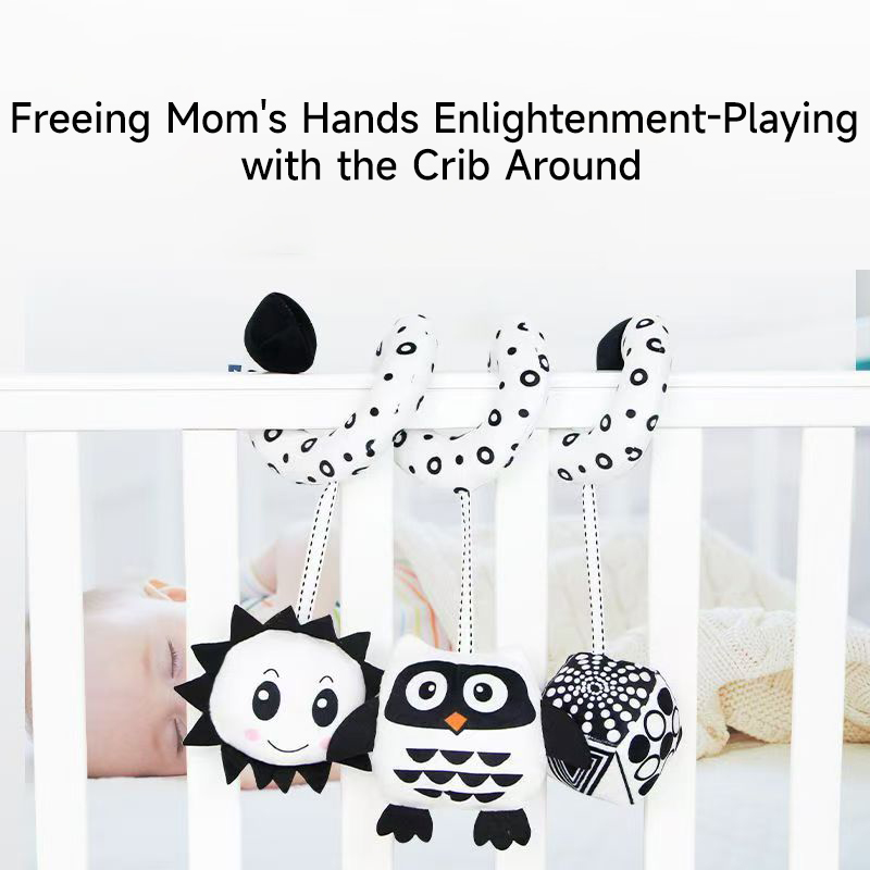 Babyspiraal knuffels Zwart-wit - Crib Mobile Musical recensie en prijs
