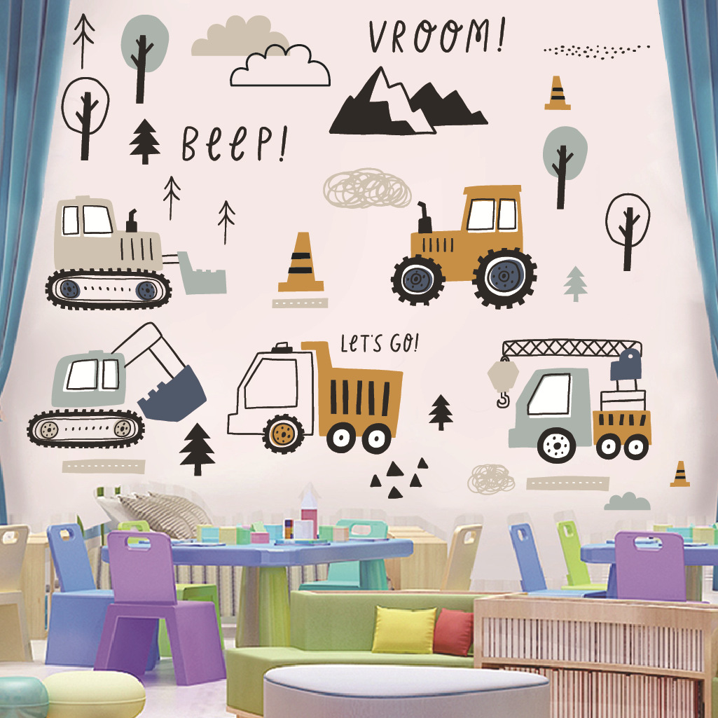 Cartoon graafmachine techniek  - Baby Nursery Package recensie en prijs