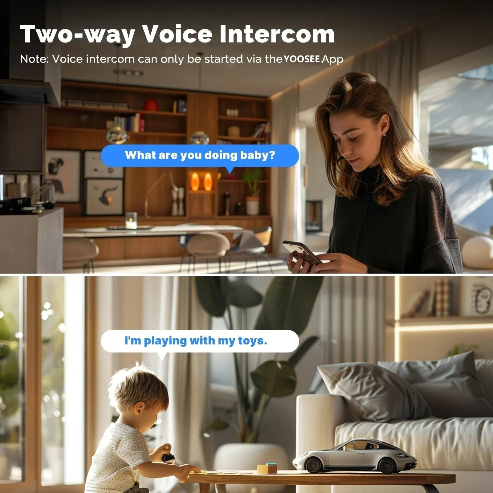 8MP WiFi IP-camera Babymonitor - Baby Monitor Split Screen recensie en prijs