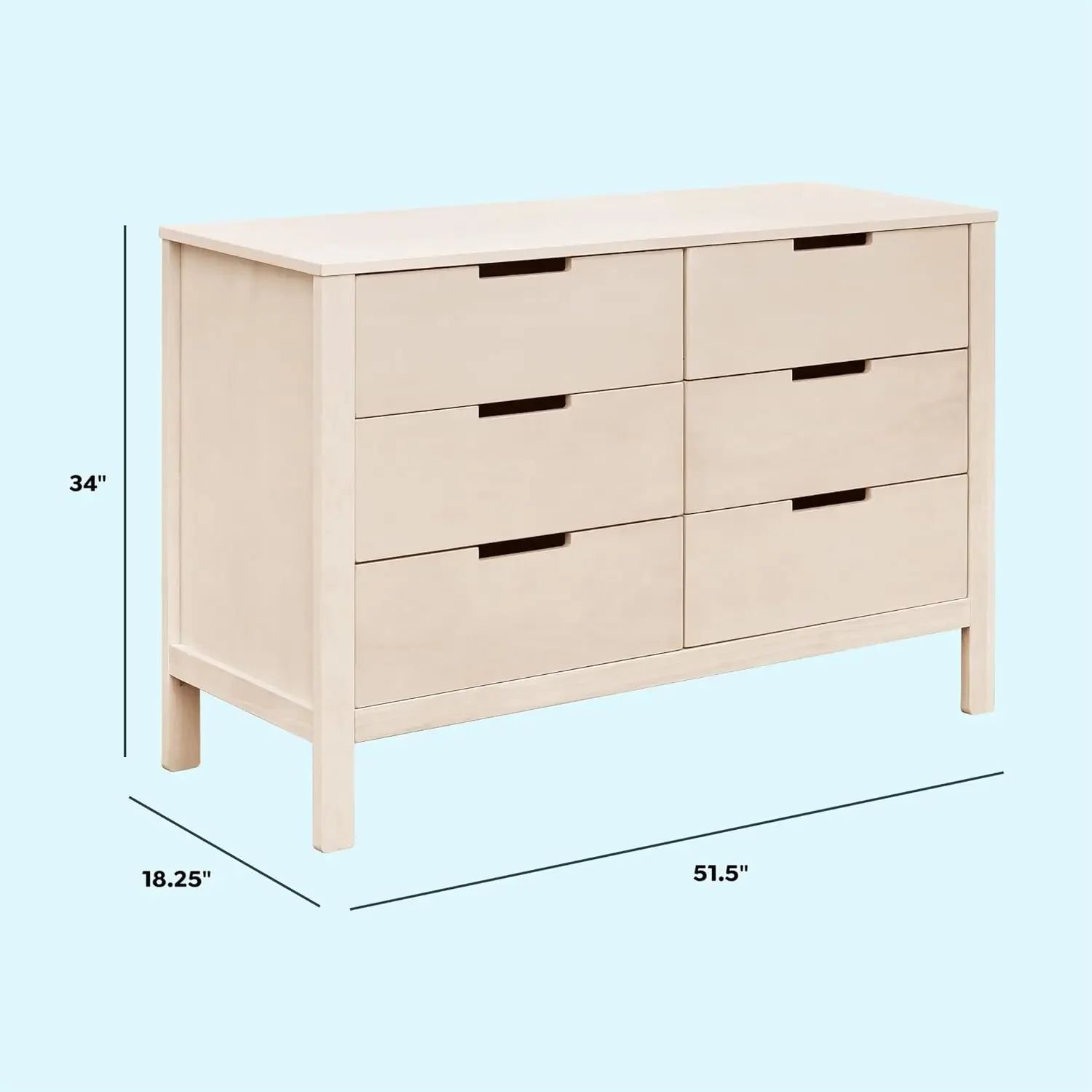 Dubbele ladekast voor kinderka - Baby Nursery Dresser recensie en prijs