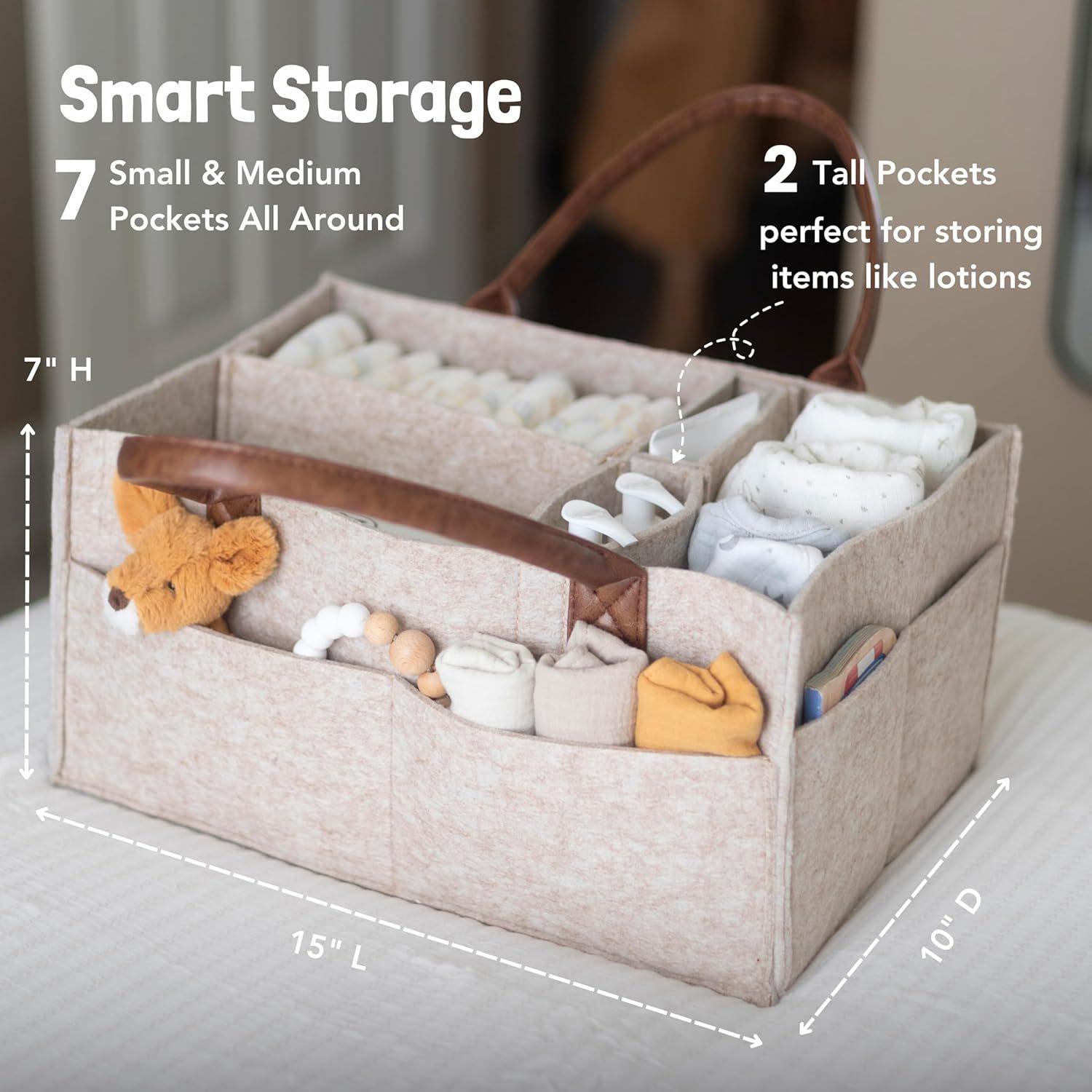 Baby Felt Opbergmandje voor de - Baby Nursery Package recensie en prijs