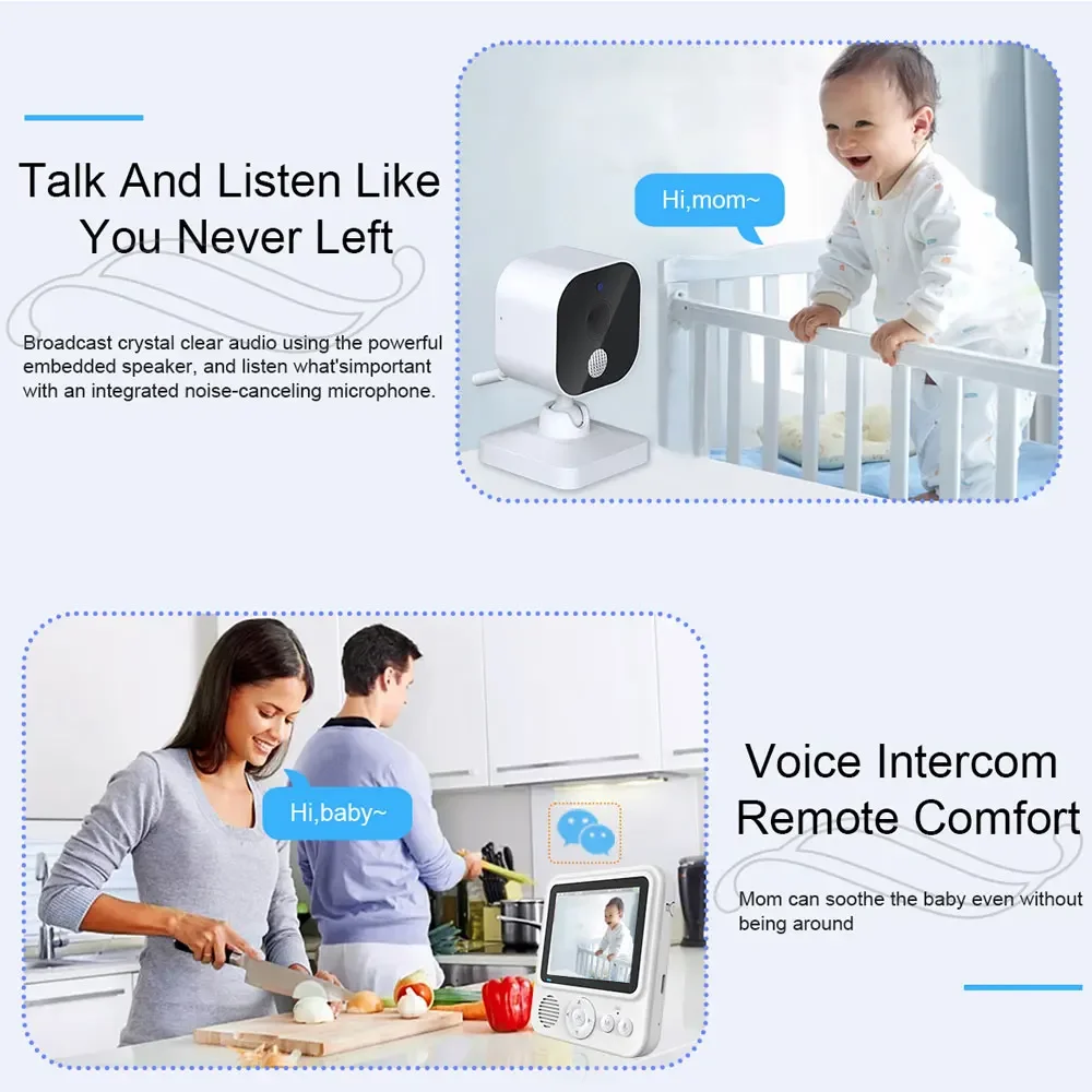 2,8 inch draadloze video babyf - Baby Nursery Camera recensie en prijs