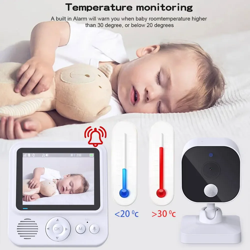 2,8 inch draadloze video babyf - Baby Nursery Camera recensie en prijs