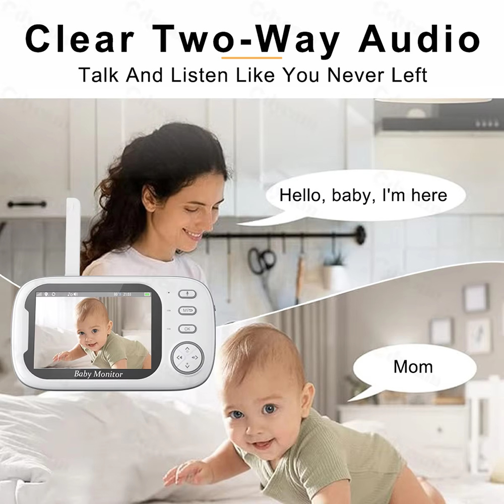 3,5 inch babyfoon met camera e - Wearable Baby Monitor recensie en prijs