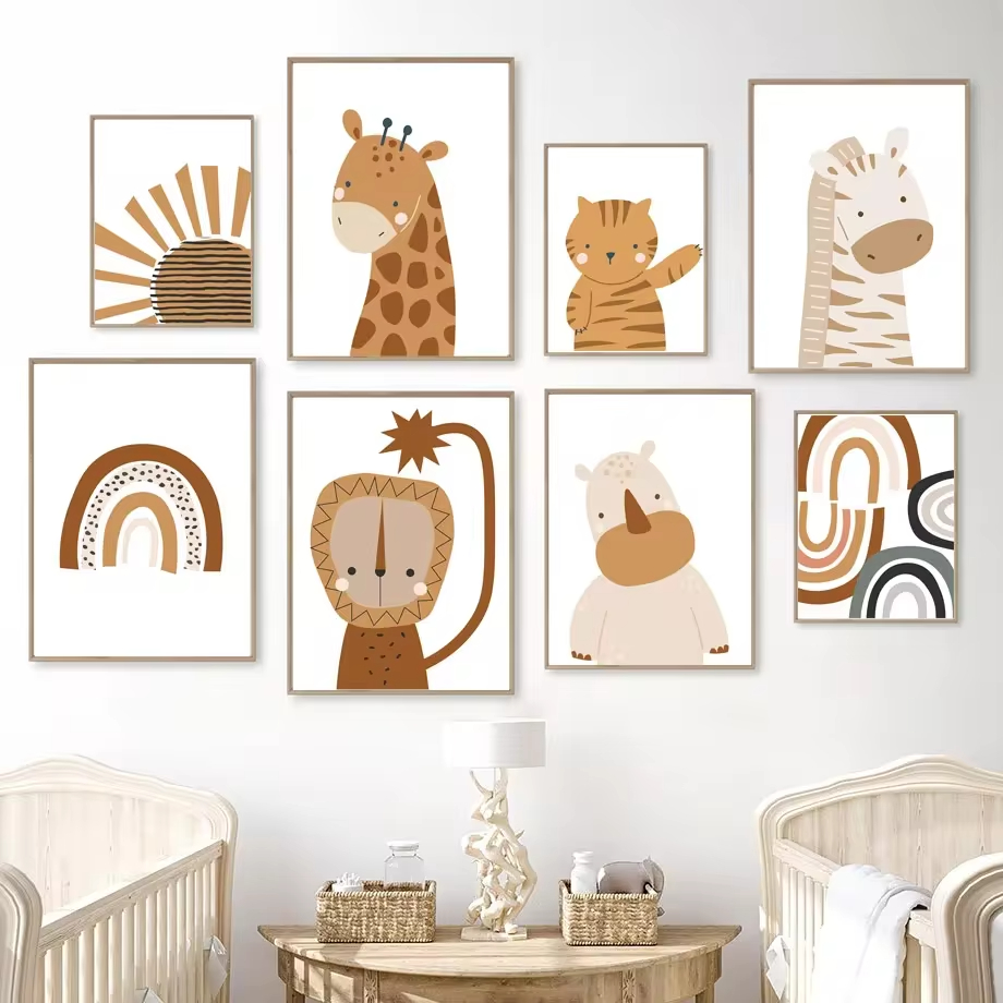 Regenboog Zon Leeuw Dinosaurus - Baby Nursery Mirror recensie en prijs