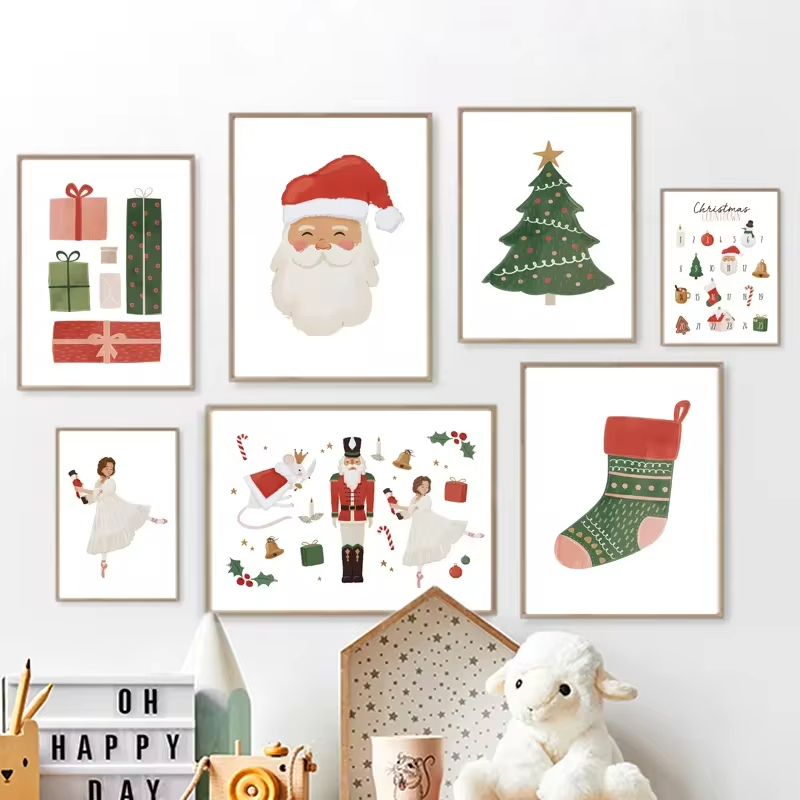 Cartoon Kerstcadeau Sokken Vro - Baby Nursery Mirror recensie en prijs