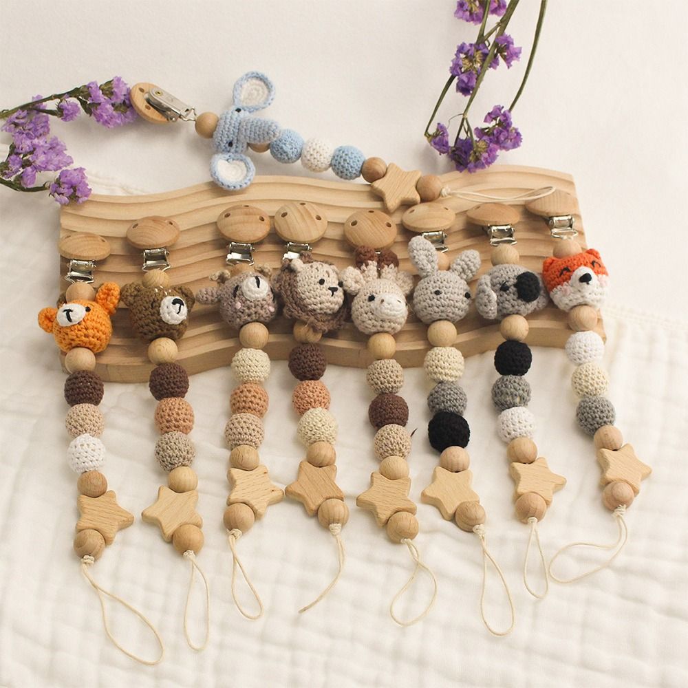 Baby Houten Fopspeen Clip Hout - Baby Nursery Hospital recensie en prijs