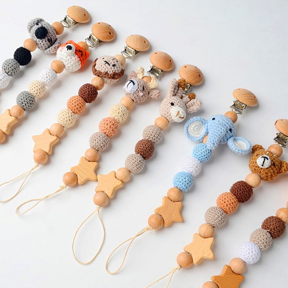 Baby Houten Fopspeen Clip Hout - Baby Nursery Hospital recensie en prijs