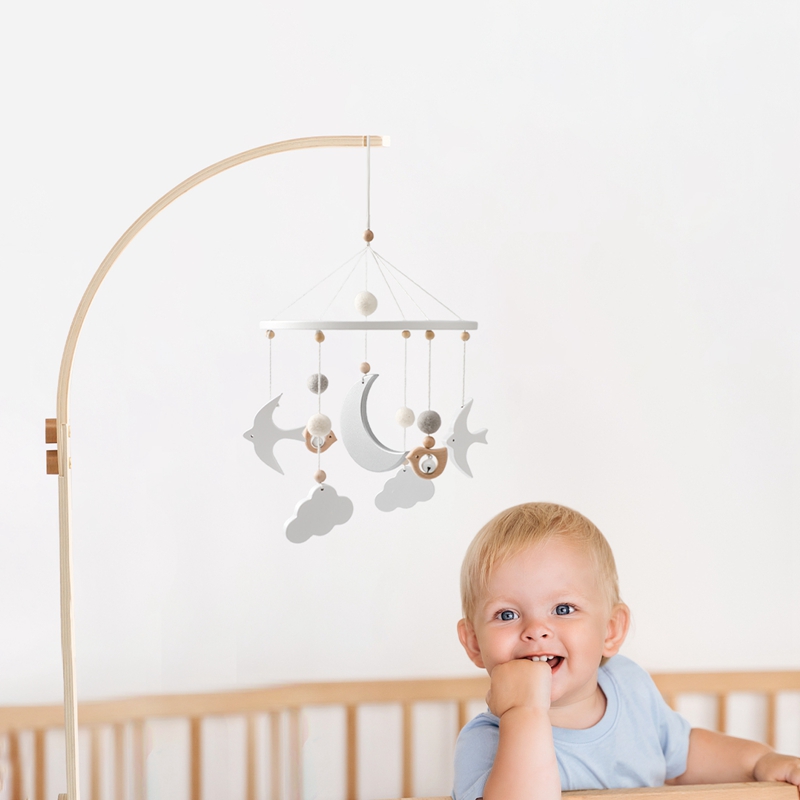 Baby Houten Bed Bel Beugel Mob - Crib Mobile Musical recensie en prijs