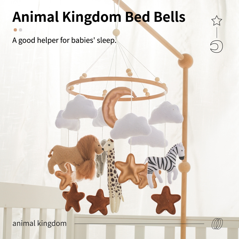 Wiegmobiel bedbel houten babyr - Crib Mobile Musical recensie en prijs