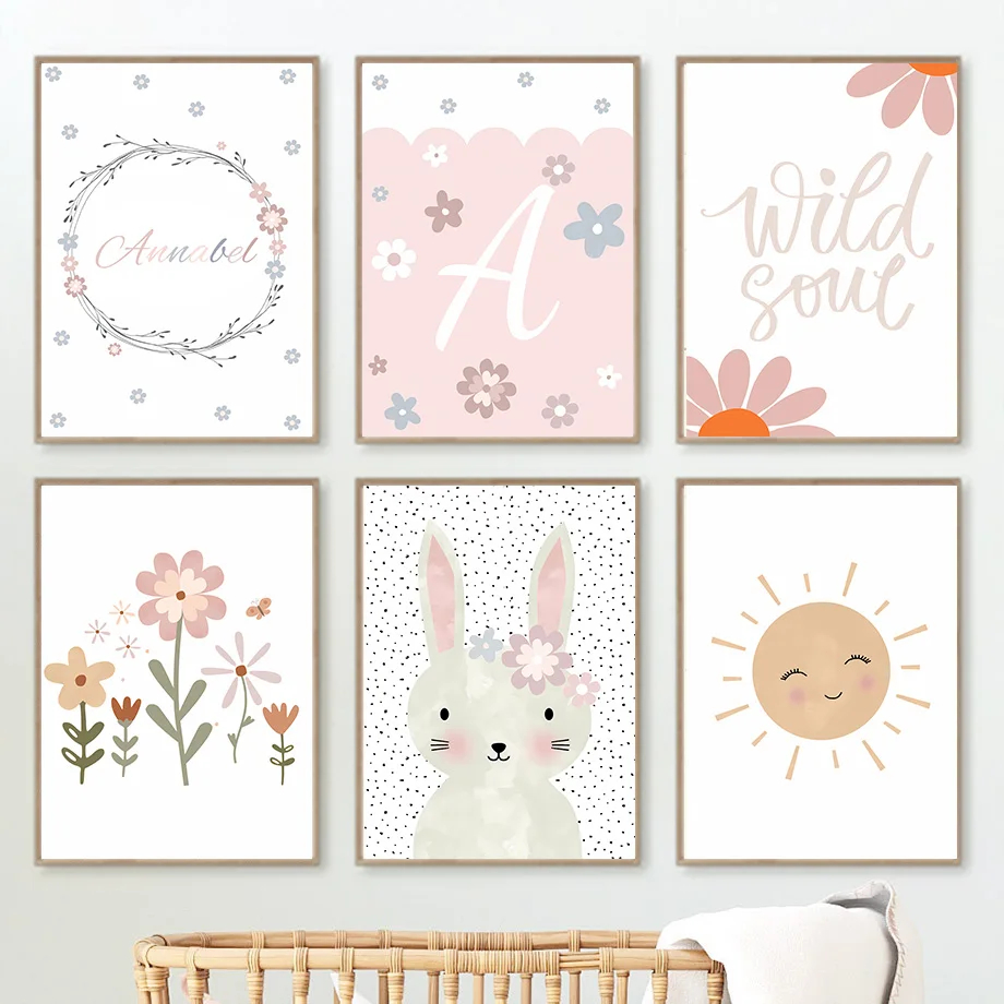 Boho Konijn Bloem Zon Regenboo - Baby Nursery Mirror recensie en prijs