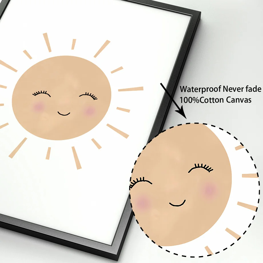 Boho Konijn Bloem Zon Regenboo - Baby Nursery Mirror recensie en prijs