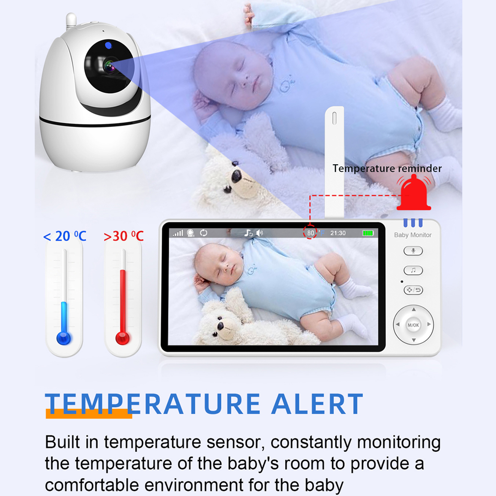 Video-babyfoon met camera en a - Baby Nursery Camera recensie en prijs