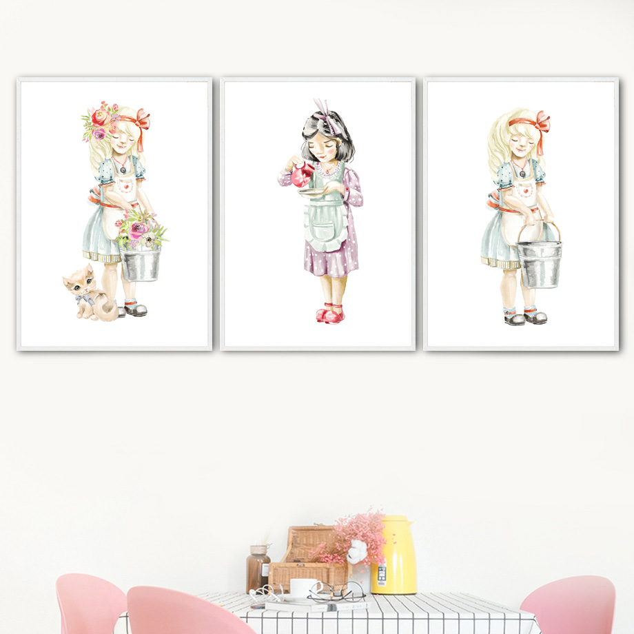 Schattige Baby Meisje Bloem Ka - Baby Nursery Mirror recensie en prijs