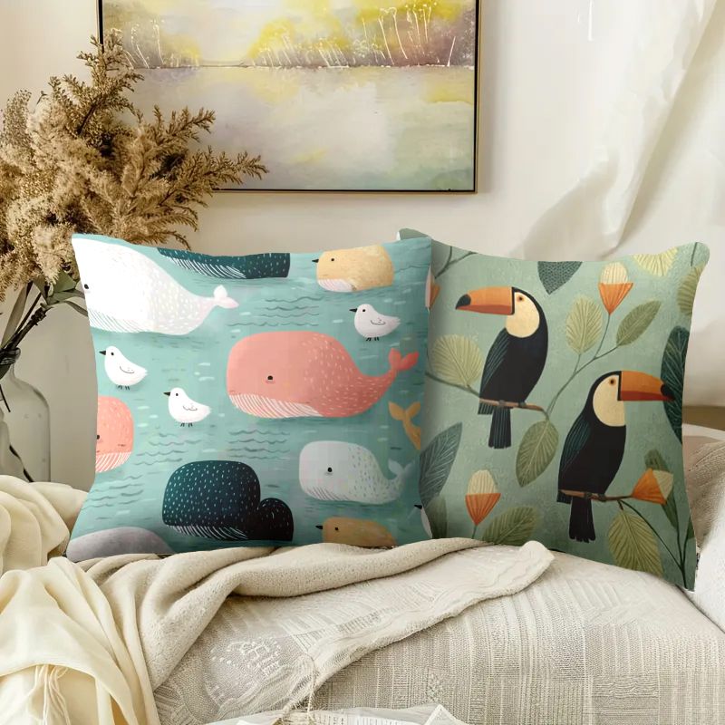 4-delige kussenslopenset schat - Baby Nursery Ocean recensie en prijs
