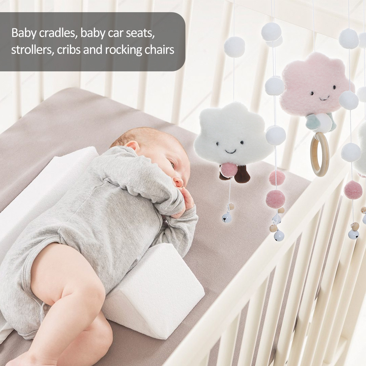 Mobiele windgong met Cloud Dol - Crib Mobile Musical recensie en prijs