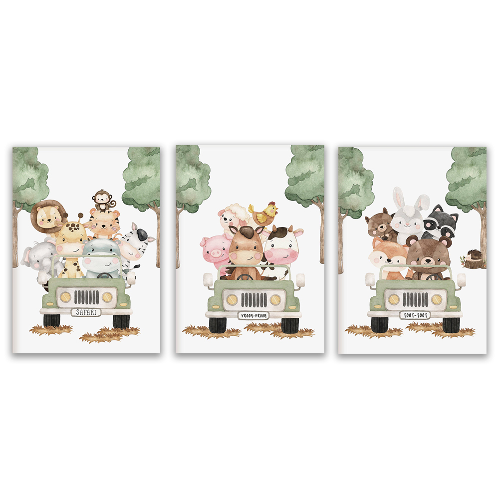Kinderkamer kunstprint, boerde - Baby Nursery Mirror recensie en prijs