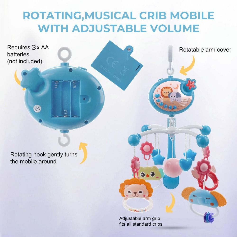 Eenvoudige installatie Muziekw - Crib Mobile Musical recensie en prijs