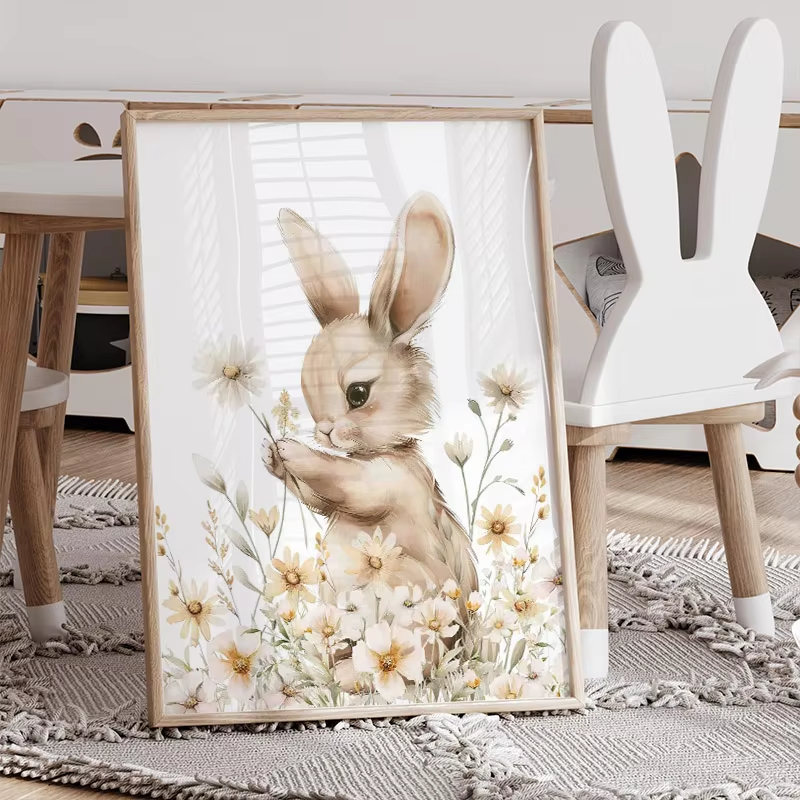 Herfst Konijn Wilde Bloem Dais - Baby Nursery Mirror recensie en prijs