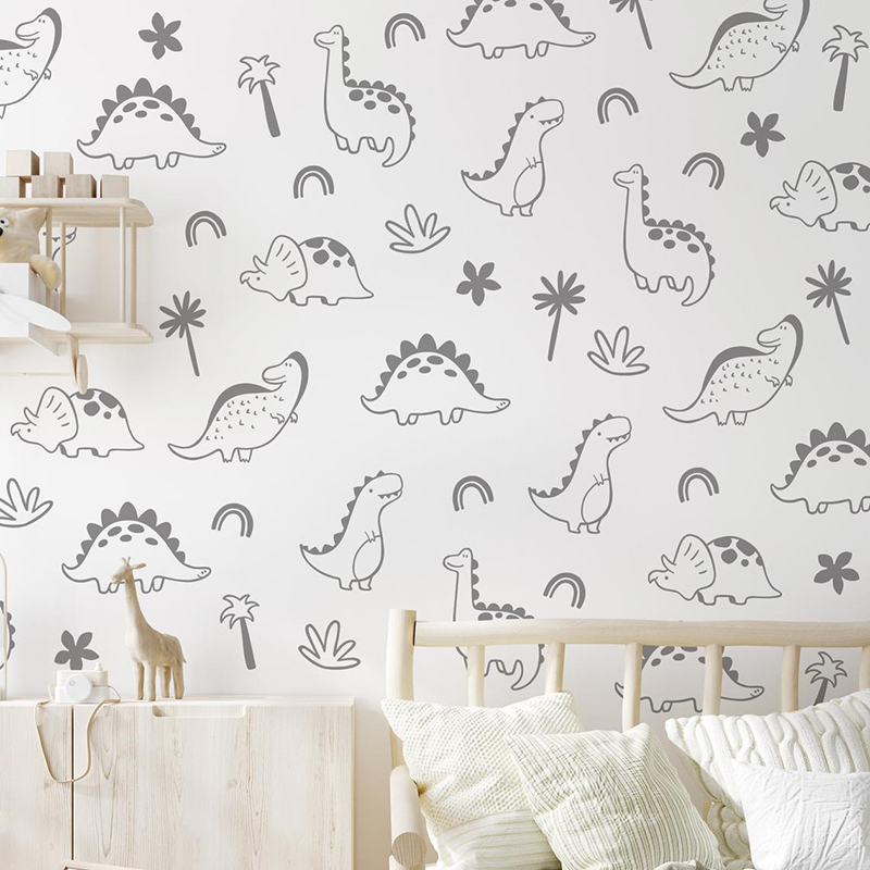 Geometrische dinosaurus boom r - Baby Nursery Package recensie en prijs