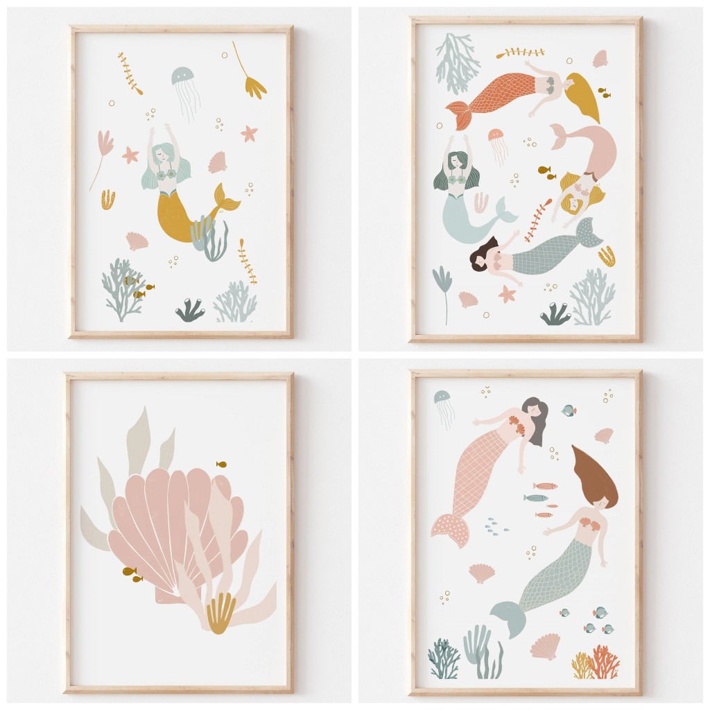 Boho kinderkamer oceaan thema  - Baby Nursery Ocean recensie en prijs