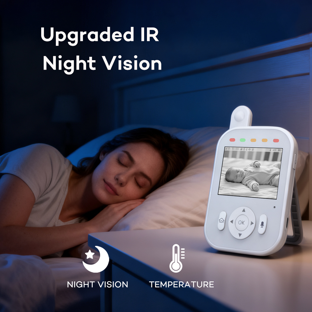 Babyfoon Draadloos voor binnen - Wearable Baby Monitor recensie en prijs