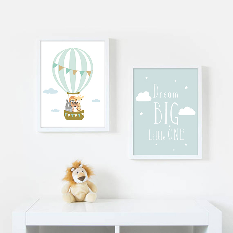 Ballon Maan Kinderkamer Poster - Baby Nursery Mirror recensie en prijs