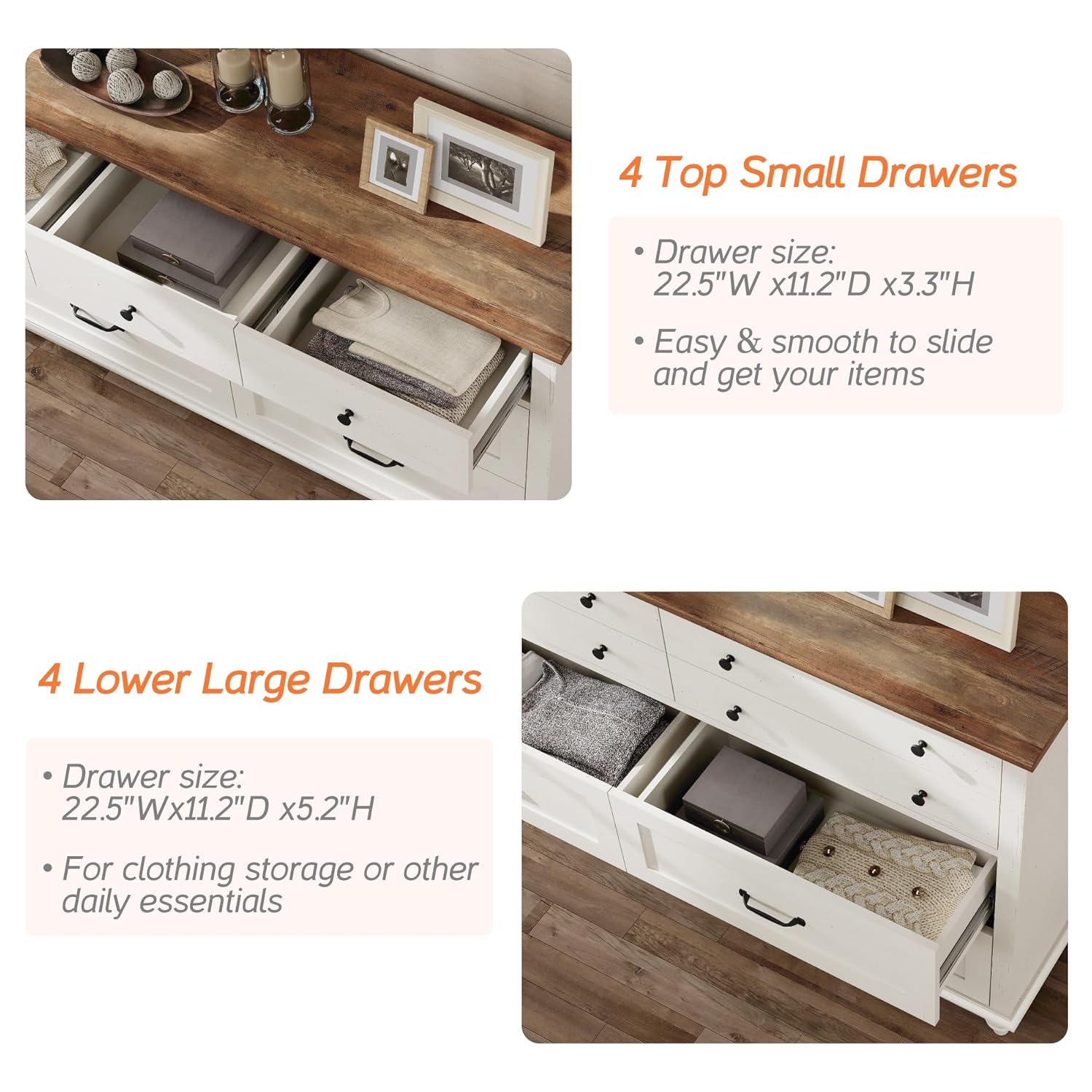 Moderne kindercommode met 7 la - Baby Nursery Dresser recensie en prijs